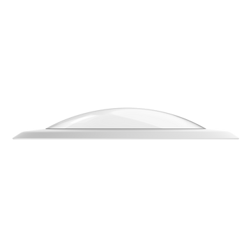 Sunco 5/6 inch LED Disk Downlight 12W can be direct wired to a junction box - without a recessed can - or installed in a recessed can. CRI 90 plus. Image here is the slim profile disk downlight seen on edge so you can note how the trim will blend seamlessly into your ceiling. The rounded dome lens is also low profile and won’t distract from your décor by calling attention to itself.